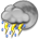 Light Rain with Thunder